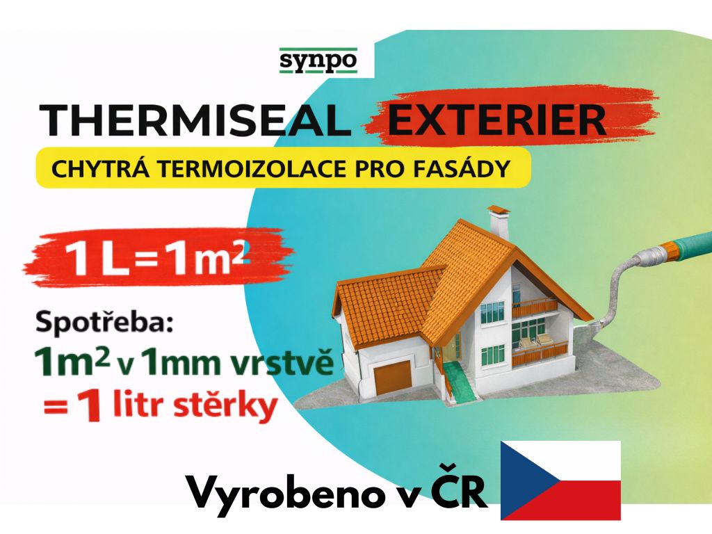 Thermiseal Exteriér - termoizolace vyrobená v ČR